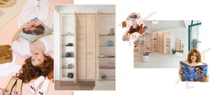 Amélie Pichard Collage Graphic Wallpaper