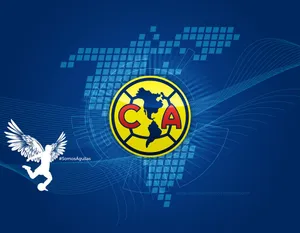 America First! Show Your Love For Club America And Wear The Colors Proud. Wallpaper