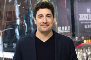 American Actor Jason Biggs In A Polo Shirt Wallpaper