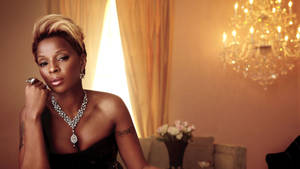 American Actress And Songwriter Mary J. Blige Wallpaper