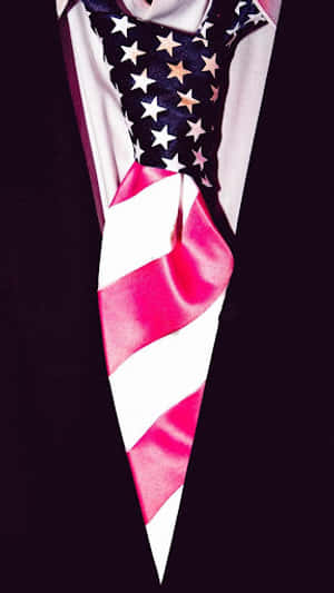 American Flag Inspired Necktie Wallpaper