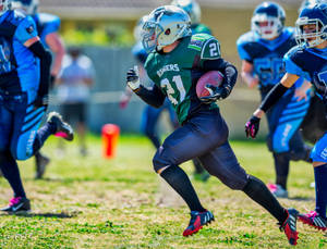 American Football Green Rangers Wallpaper