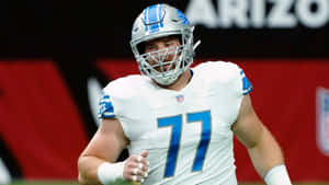 American Football Player No. 77 Frank Ragnow Wallpaper