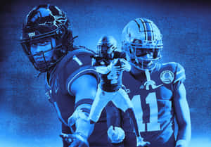 American Football Players Collage Wallpaper