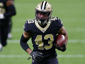 American Footballer No. 43 Marcus Williams Wallpaper