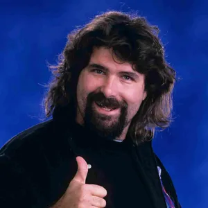 American Former Wrestler Mick Foley Thumbs Up Portrait Wallpaper