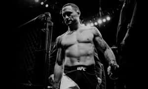 American Mixed Martial Artist Frankie Edgar Low Angle Shot Wallpaper