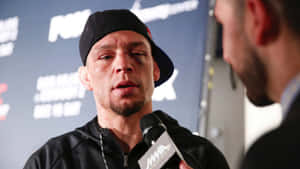 American Mixed Martial Artist Nate Diaz Fox 17 Wallpaper