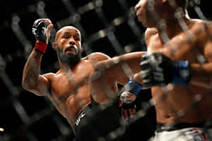 American Mma Demetrious Johnson Against Will Brooks Wallpaper