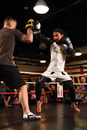 American Mma Fighter Ben Henderson Training Still Wallpaper