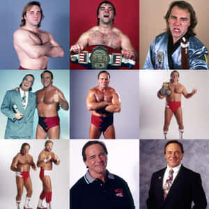 American Professional Wrestler Larry Zbyszko In Action Wallpaper