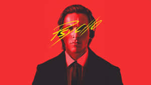 American Psycho Patrick Bateman Red Portrait Wallpaper