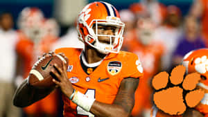 American Quarterback Deshaun Watson Clemson Tigers Football Wallpaper