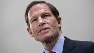 American Senator Richard Blumenthal Looking Serious Wallpaper