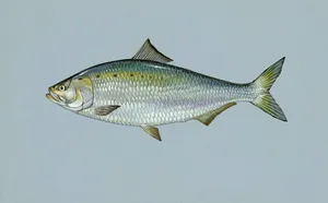 American Shad Illustration Wallpaper