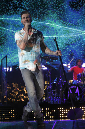 American Singer Adam Levine Wallpaper