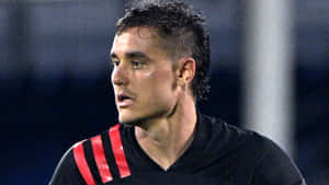 American Soccer Player Aaron Long Close Up Shot Wallpaper