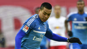 American Soccer Player Bobby Wood Of Hamburger Sv Wallpaper