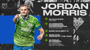 American Soccer Player Jordan Morris Statistics Wallpaper