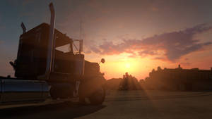 American Truck Simulator Landscape Wallpaper