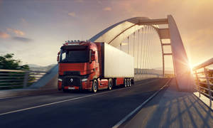 American Truck Simulator Renault Truck Wallpaper