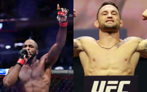 American Ufc Fighters Frankie Edgar And Corey Anderson Wallpaper