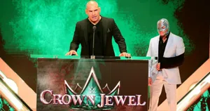 American Wrestler Cain Velasquez Crown Jewel Event Wallpaper