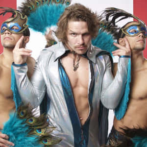 American Wrestling Player Dalton Castle And The Boys Illustration Wallpaper
