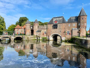 Amersfoort Koppelpoort Reflection Wallpaper