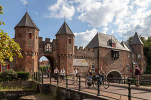 Amersfoort Medieval Koppelpoort Gate Wallpaper