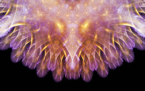 Amethyst Fractal Pattern Wallpaper