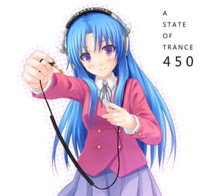 Ami Kawashima Striking A Pose In Her Signature Uniform. Wallpaper