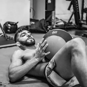 Amir Albazi With Ball Wallpaper