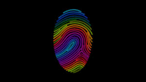 Amoled Laptop Colorful Thumb Print Wallpaper