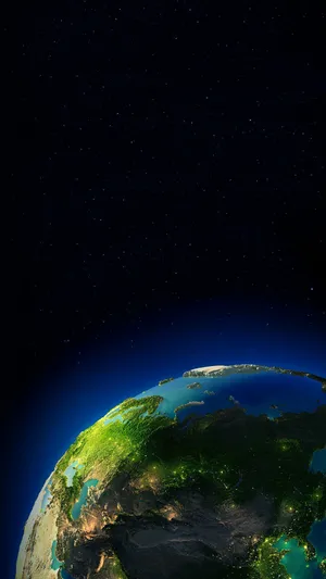 Amoled Planet Earth Wallpaper