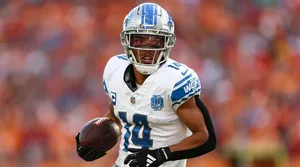 Amon Ra St Brown Detroit Lions Game Action Wallpaper
