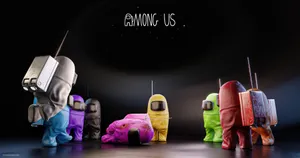 Among Us Plastic Wallpaper
