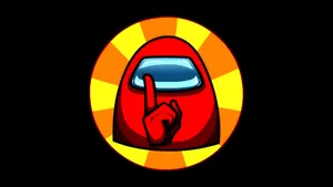 Among Us Shhh Icon Wallpaper