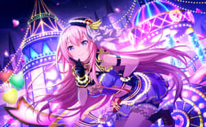 Amusement Park Idol Performance Wallpaper