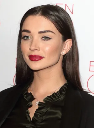 Amy Jackson Red Lipstick Event Appearance Wallpaper