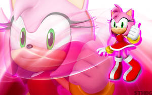 Amy Rose Abstract Art Wallpaper