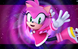 Amy Rose Cosmic Art Wallpaper