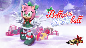 Amy Rose Snowball Belle Wallpaper