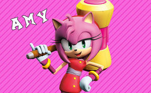 Amy Rose Sonic Boom Wallpaper