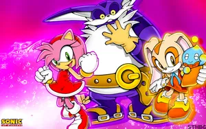Amy Rose Sonic Hero Friends Wallpaper
