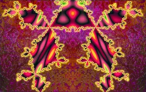 An Abstract Art Work In An Array Of Red Hues Wallpaper