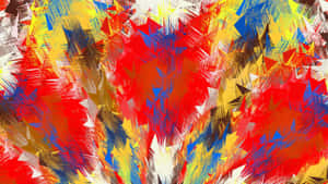 An Abstract Expressionism Painting By A Contemporary Artist. Wallpaper