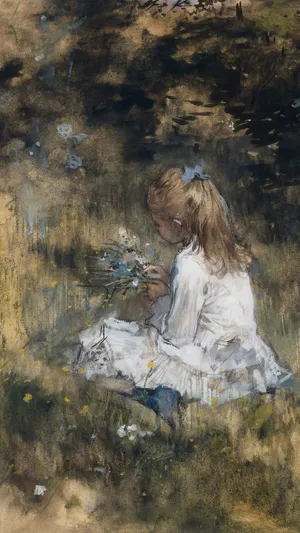 An Abstract Multi-panel Visual Art Canvas Wallpaper