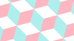 An Abstract Pastel Blue And Pink Wallpaper Wallpaper