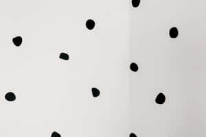 An Abstract Pattern Of Black And White Dots Wallpaper